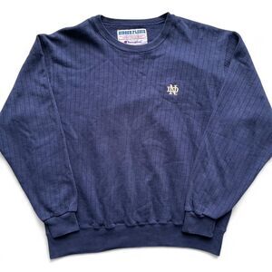 Vintage Notre Dame Fighting Irish College NCAA Champion Ribbed Fleece Sweatshirt